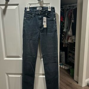 LE JEAN Lara high rise slim stovepipe jeans